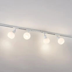 Lindby Linaro 1-Phasen-Schienensystem 4fl Weiß -Lampen Welt 9627090 3