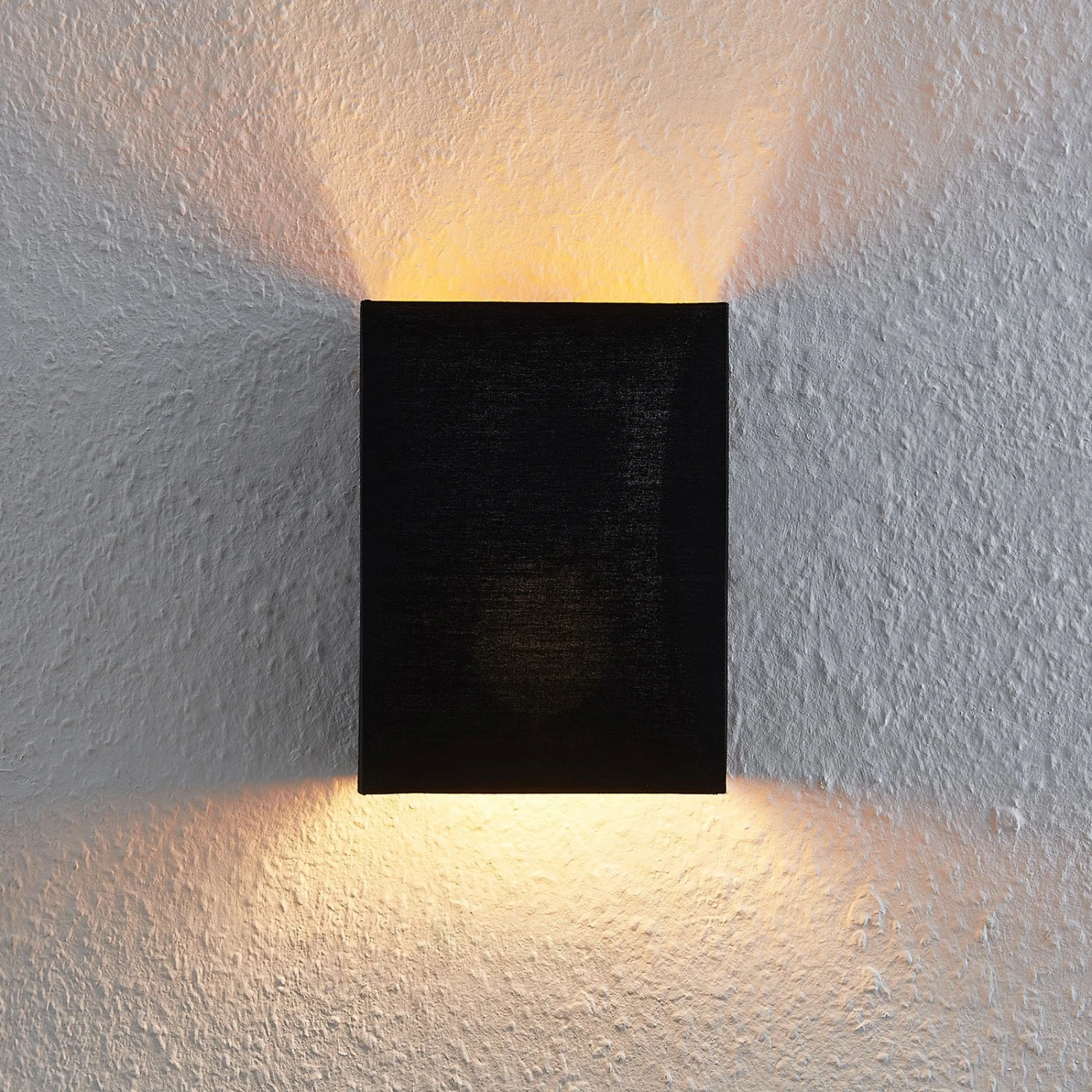 Lindby Lukani Wandleuchte, Stoff, Eckig 6 Lindby Lukani Wandleuchte, Stoff, Eckig – Bild 6