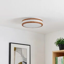 Lindby Viljami LED-Deckenleuchte, Rund, 29 Cm -Lampen Welt 9627284 1