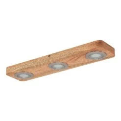 Lindby Mikari LED-Deckenleuchte Aus Holz, 3-fl. -Lampen Welt 9627413 3