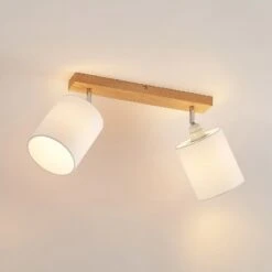 Lindby Imarin Deckenstrahler, 2-flammig, Weiß -Lampen Welt 9627994 5