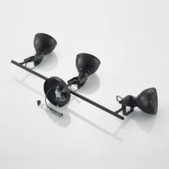 Lindby Morgana Strahler, Schwarz-gold, Dreiflammig -Lampen Welt 9628252 8