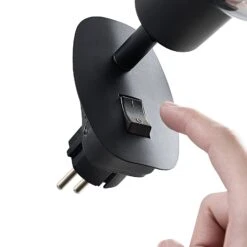 Lindby Lioma Steckdosenleuchte, Neigbar, Schwarz -Lampen Welt 9628266 6