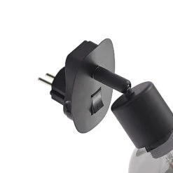 Lindby Lioma Steckdosenleuchte, Neigbar, Schwarz -Lampen Welt 9628266 7