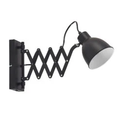 ELC Timbra Wandlampe Mit Scherenarm, Schwarz -Lampen Welt 9628477 2
