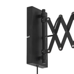 ELC Timbra Wandlampe Mit Scherenarm, Schwarz -Lampen Welt 9628477 7