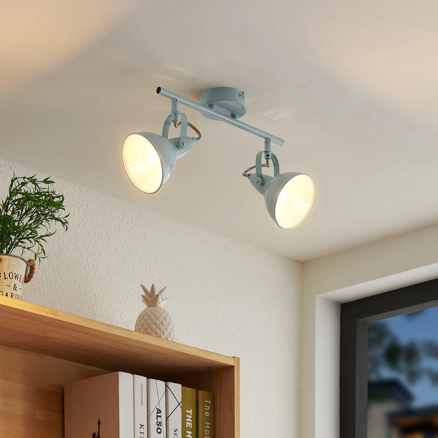 Lindby Saidimo Deckenstrahler Neigbar, Zweiflammig 2 Lindby Saidimo Deckenstrahler Neigbar, Zweiflammig – Bild 2