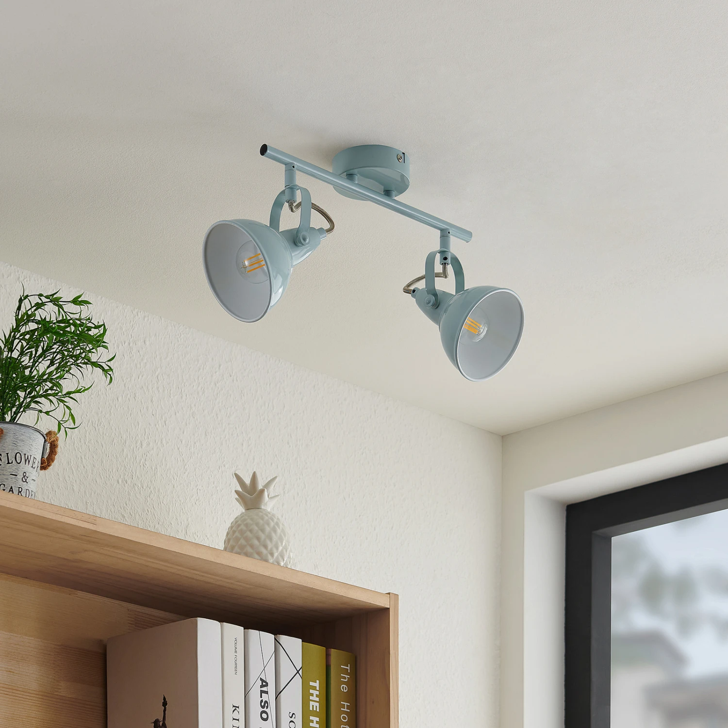 Lindby Saidimo Deckenstrahler Neigbar, Zweiflammig 3 Lindby Saidimo Deckenstrahler Neigbar, Zweiflammig – Bild 3