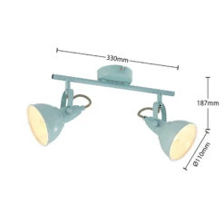 Lindby Saidimo Deckenstrahler Neigbar, Zweiflammig 14 Lindby Saidimo Deckenstrahler Neigbar, Zweiflammig -Lampen Welt 9628503 5