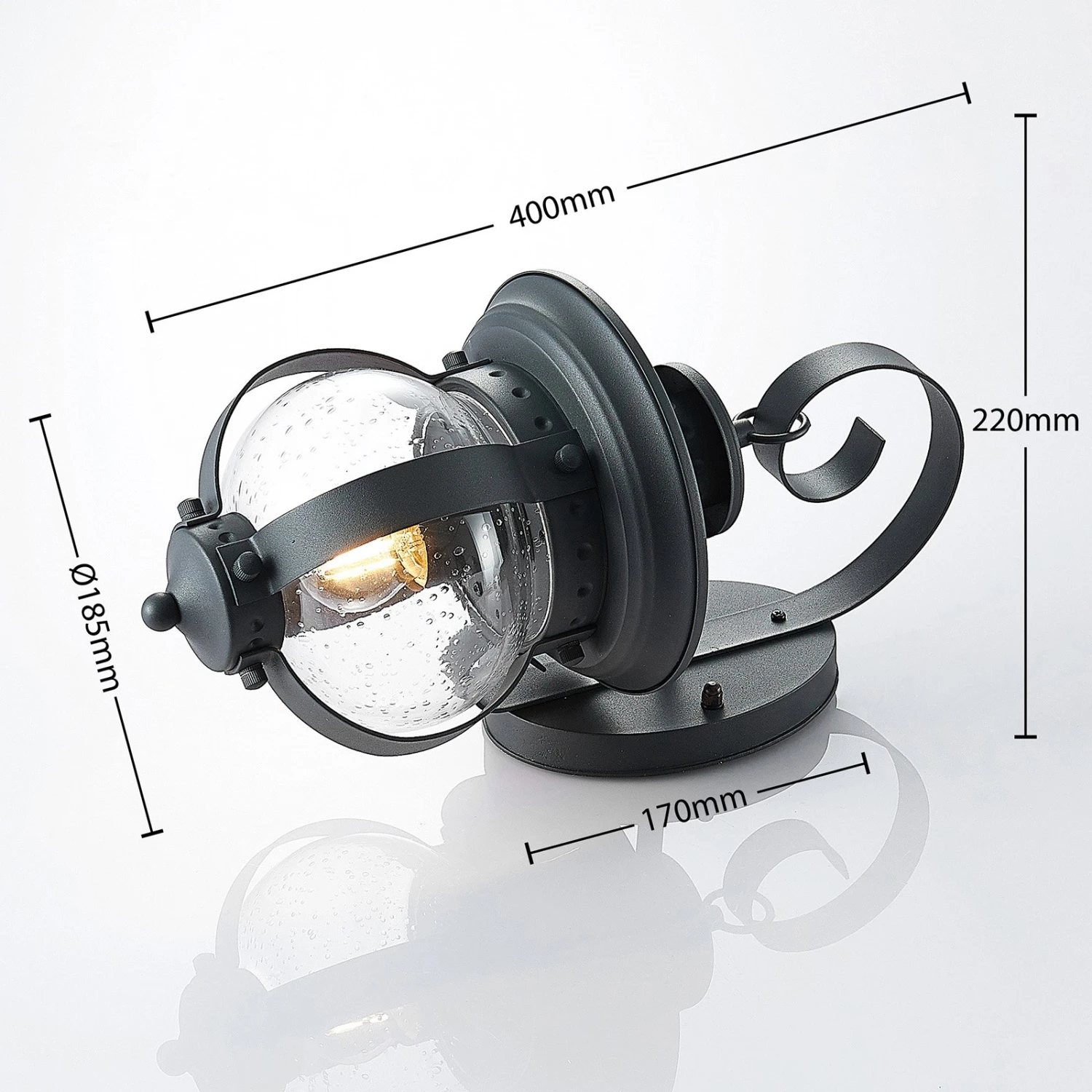 Lindby Farley Außenwandleuchte 4 Lindby Farley Außenwandleuchte – Bild 4