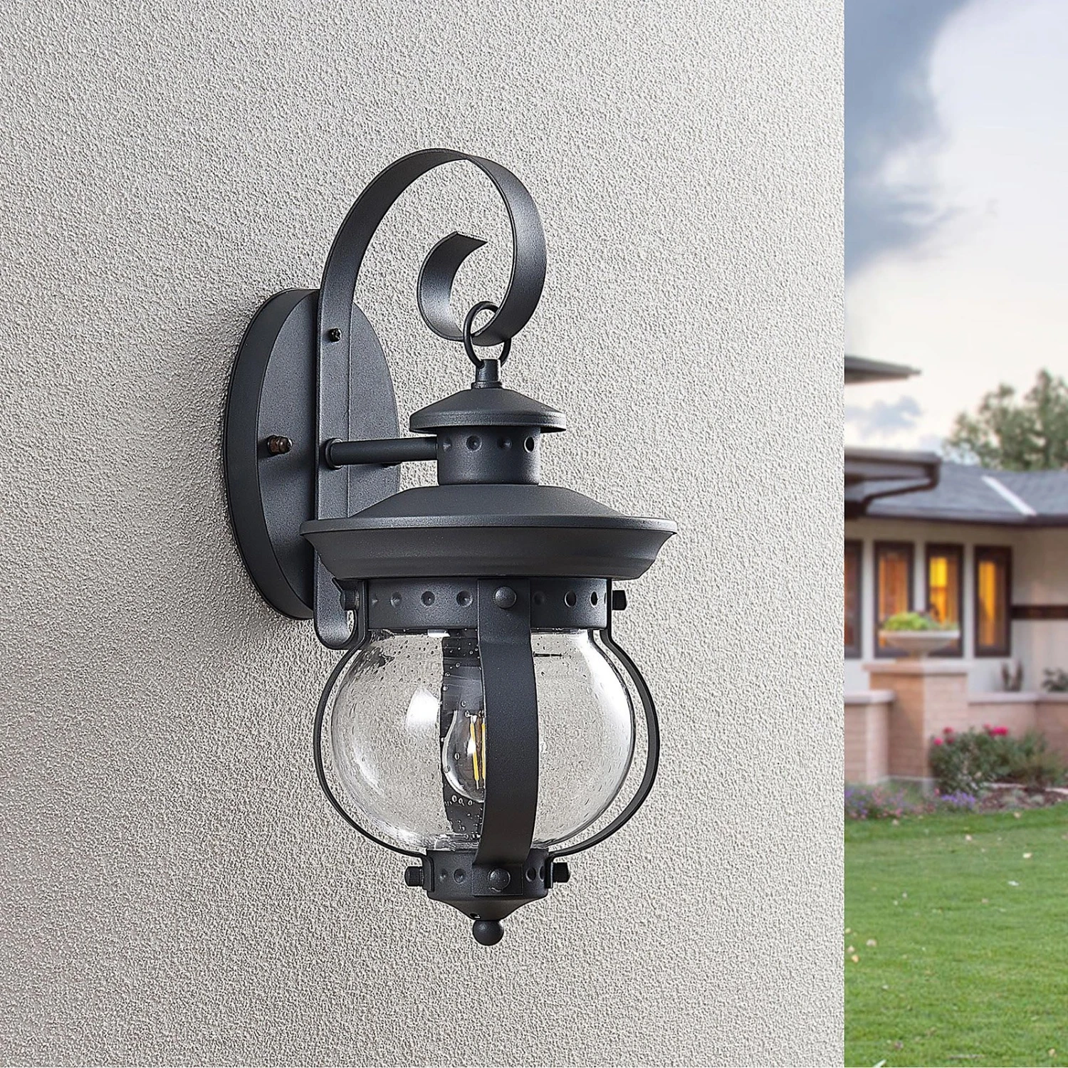 Lindby Farley Außenwandleuchte 5 Lindby Farley Außenwandleuchte – Bild 5