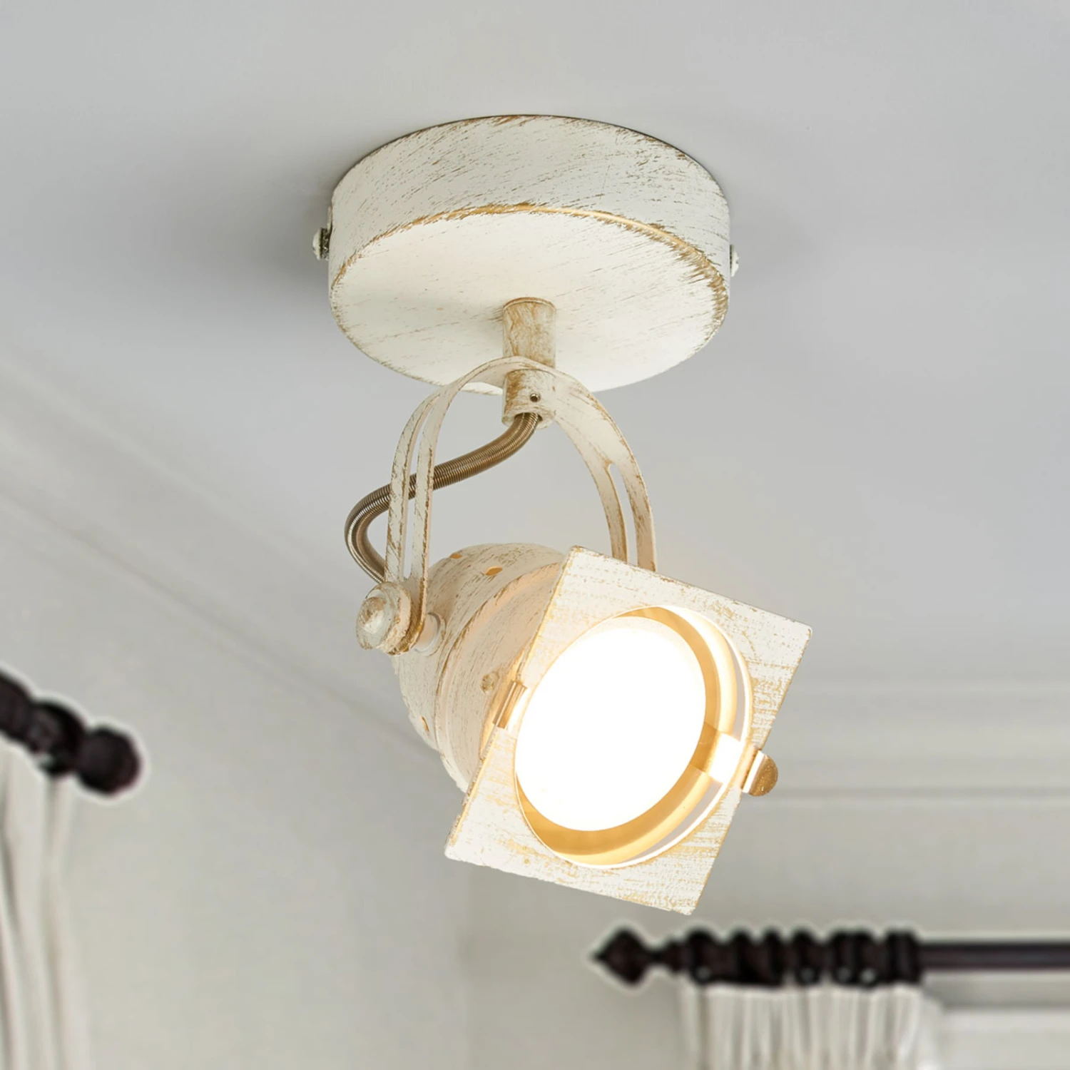 Weißer Spot Janek Mit GU10-Lampe 1 Weißer Spot Janek Mit GU10-Lampe