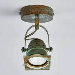 Strahler Janek Mit Grünspanoptik -Lampen Welt 9639083 5