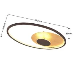 Lindby Feival LED-Deckenleuchte, 61 Cm X 36 Cm -Lampen Welt 9639349 6