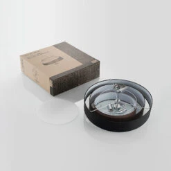 ELC Manasa Deckenleuchte Schwarz/braun/grau -Lampen Welt 9639716 5