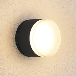 Lindby Mathea LED-Außen-Deckenleuchte, Zylinder -Lampen Welt 9915003 2