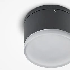 Lindby Mathea LED-Außen-Deckenleuchte, Zylinder -Lampen Welt 9915003 4