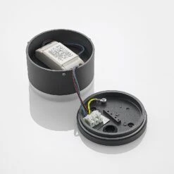 Lindby Mathea LED-Außen-Deckenleuchte, Zylinder -Lampen Welt 9915003 8