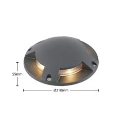 Lindby Cormac LED-Bodenaufbauleuchte, 4-flammig -Lampen Welt 9915009 6