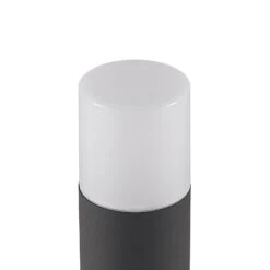 Lindby Tabyn Sockelleuchte, Rund, Dunkelgrau -Lampen Welt 9926012 6