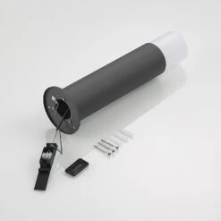 Lindby Tabyn Sockelleuchte, Rund, Dunkelgrau -Lampen Welt 9926012 8