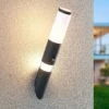 Lindby Okari Außenwandleuchte Mit Sensor Fackel -Lampen Welt 9926019