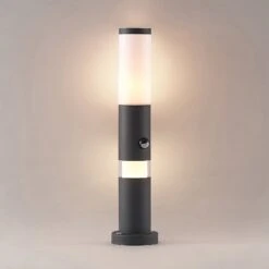 Lindby Okari Sockelleuchte Aus Alu Mit Sensor -Lampen Welt 9926021 4