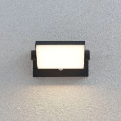 LED-Außenwandleuchte Sherin, Drehbar Mit Sensor 12 LED-Außenwandleuchte Sherin, Drehbar Mit Sensor -Lampen Welt 9932021 3