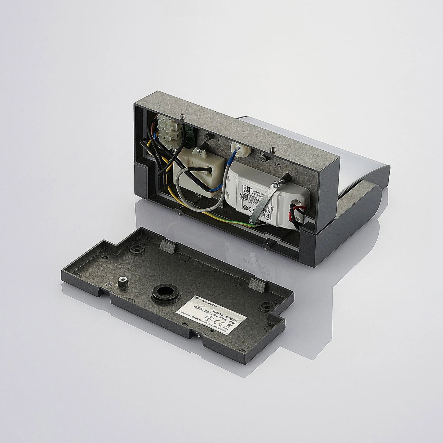 LED-Außenwandleuchte Sherin, Drehbar Mit Sensor 6 LED-Außenwandleuchte Sherin, Drehbar Mit Sensor – Bild 6