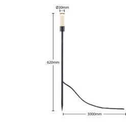 Lindby Laurelin LED-Erdspießleuchten-Set, 3 Stück 15 Lindby Laurelin LED-Erdspießleuchten-Set, 3 Stück -Lampen Welt 9934044 6