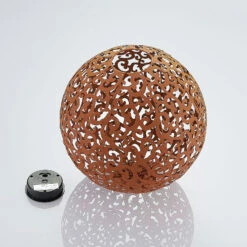 Lindby Eduta Ornament-LED-Solarleuchte, Rostfarben -Lampen Welt 9945353 8