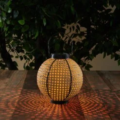 Lindby Lemark LED-Solarlaterne, Kugel, Tragbar -Lampen Welt 9945519 3