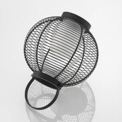 Lindby Mairuna LED-Solar-Laterne, Schwarz, 22,7 Cm 16 Lindby Mairuna LED-Solar-Laterne, Schwarz, 22,7 Cm -Lampen Welt 9945543 7