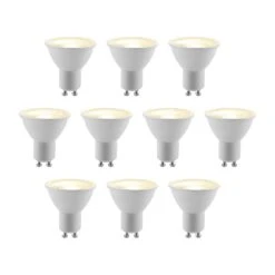 ELC LED-Reflektor GU10 5W 10er-Pack 2.700K 120°
