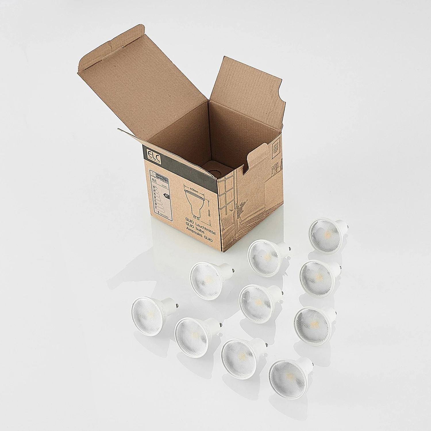 ELC LED-Reflektor GU10 5W 10er-Pack 4.000K 120° 9 ELC LED-Reflektor GU10 5W 10er-Pack 4.000K 120° – Bild 9