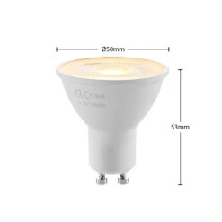 ELC LED-Reflektor GU10 5W 10er-Pack 2.700K 36° -Lampen Welt 9950888 6