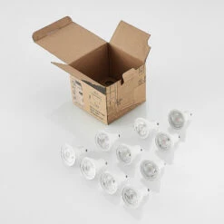 ELC LED-Reflektor GU10 5W 10er-Pack 2.700K 36° -Lampen Welt 9950888 8