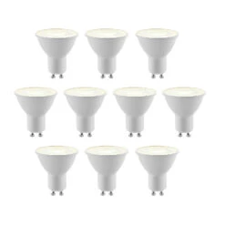 ELC LED-Reflektor GU10 5W 10er-Pack 4.000K 36°