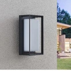 Lucande Ronida LED-Außenwandlampe, Eckig -Lampen Welt 9969159 4