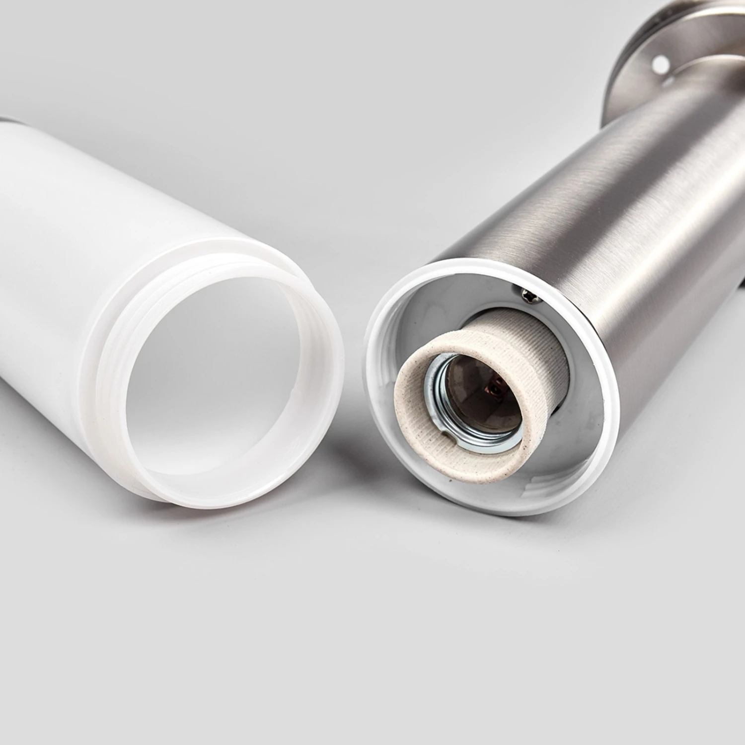 Edelstahl-Sockellampe Kristof 5 Edelstahl-Sockellampe Kristof – Bild 5