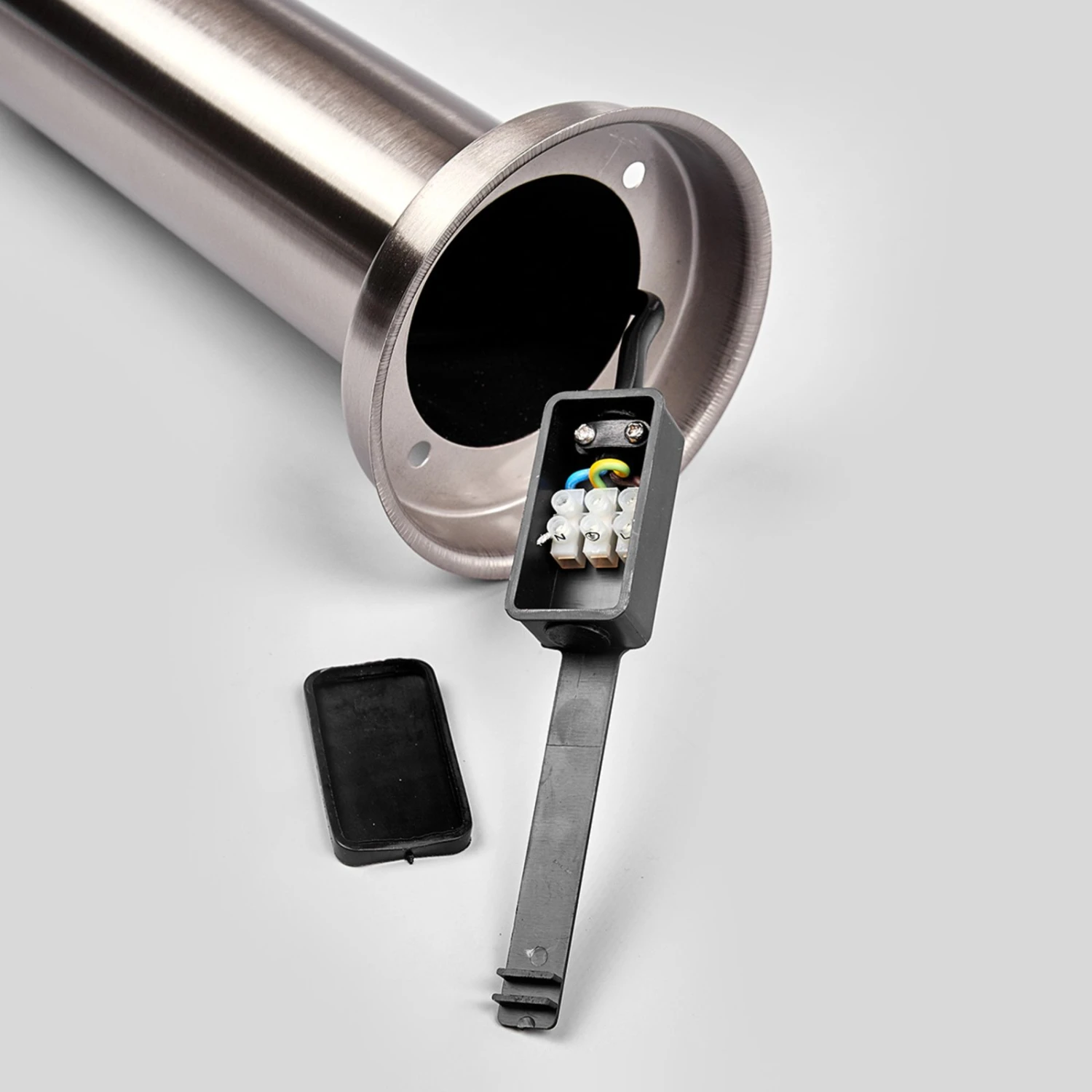 Edelstahl-Sockellampe Kristof 6 Edelstahl-Sockellampe Kristof – Bild 6