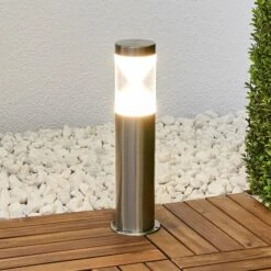 LED-Sockellampe Fabrizio In Sanduhroptik