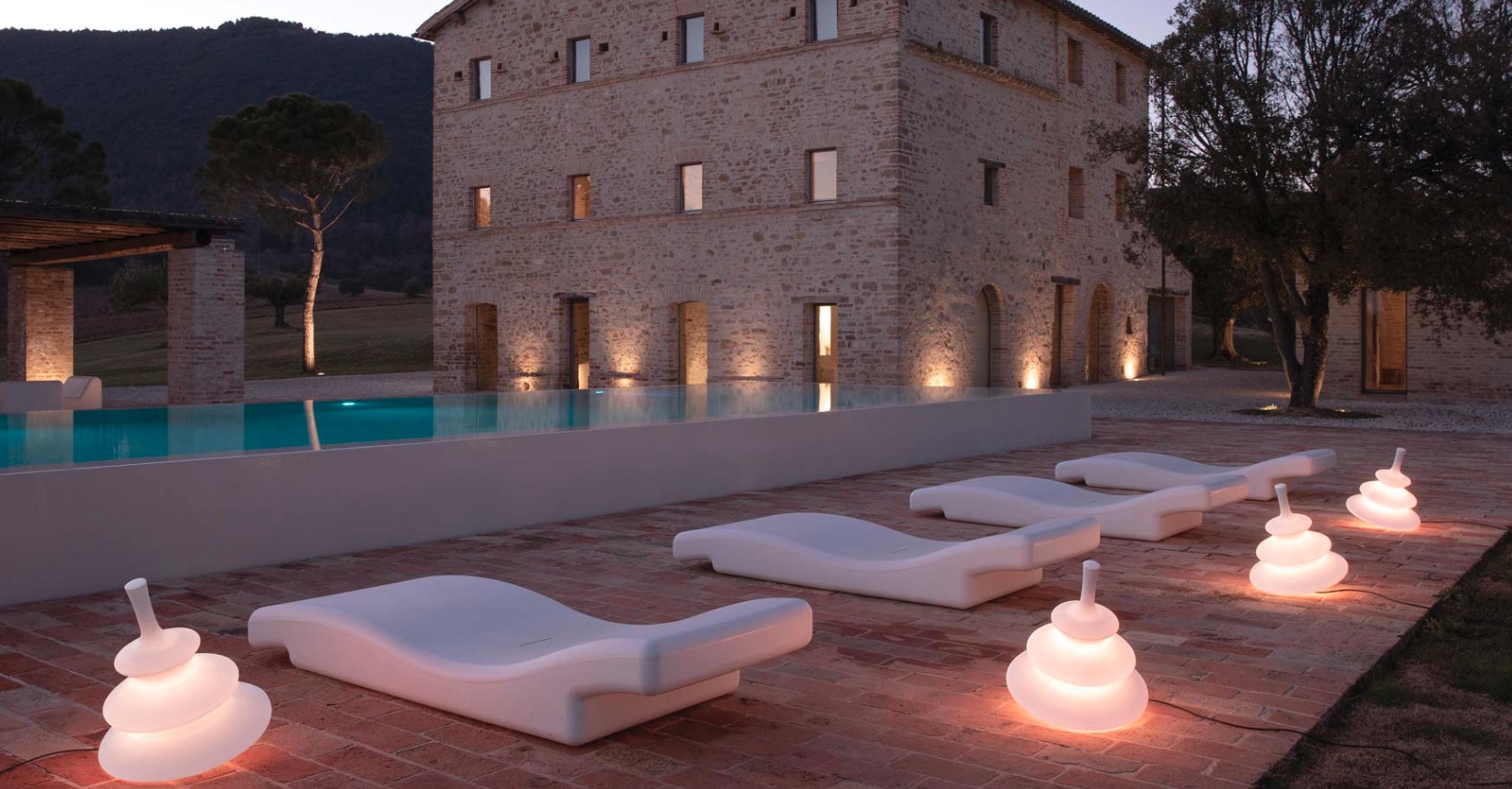 Lampen Welt -Lampen Welt Coole originelle Aussenleuchten am Pool